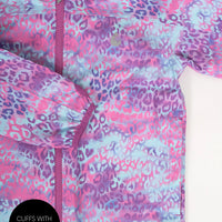 10K Packaway Rainshell - Rainbow Leopard | Waterproof Windproof Eco