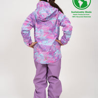 10K Packaway Rainshell - Rainbow Leopard | Waterproof Windproof Eco