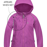 SplashMagic Storm Jacket - Berry | Waterproof Windproof Eco