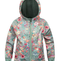 All-Weather Hoodie - Pretty Garden | Waterproof Windproof Eco