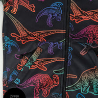 All-Weather Hoodie - Neon Dino | Waterproof Windproof Eco