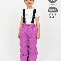 Snowrider Convertible Ski Overalls - Berry