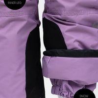 Snowrider Convertible Ski Overalls - Dusty Lavender