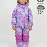 Snowrider One Piece Snowsuit - Rainbow Leopard | Waterproof Windproof Eco