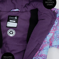Snowrider One Piece Snowsuit - Rainbow Leopard | Waterproof Windproof Eco