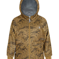 All-Weather Hoodie - Dino Bones