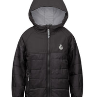 Hydracloud Puffer Jacket - Black | Waterproof Windproof Eco