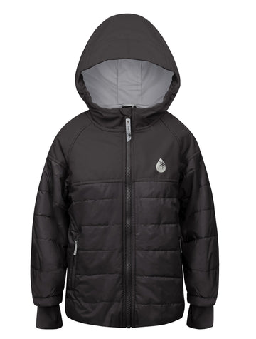Hydracloud Puffer Jacket - Black | Waterproof Windproof Eco