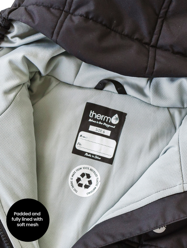 Hydracloud Puffer Jacket - Black | Waterproof Windproof Eco