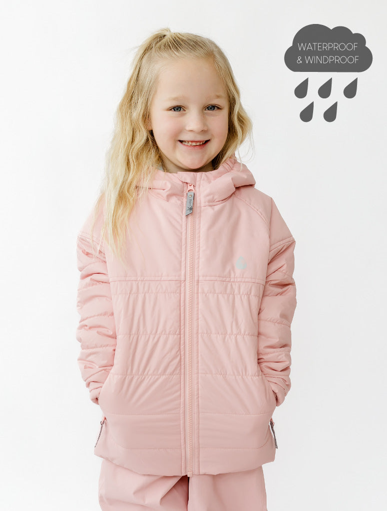 Hydracloud Puffer Jacket - Dusky Pink | Waterproof Windproof Eco
