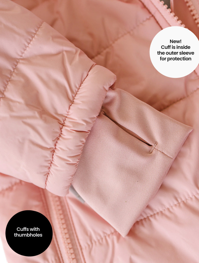 Hydracloud Puffer Jacket - Dusky Pink | Waterproof Windproof Eco