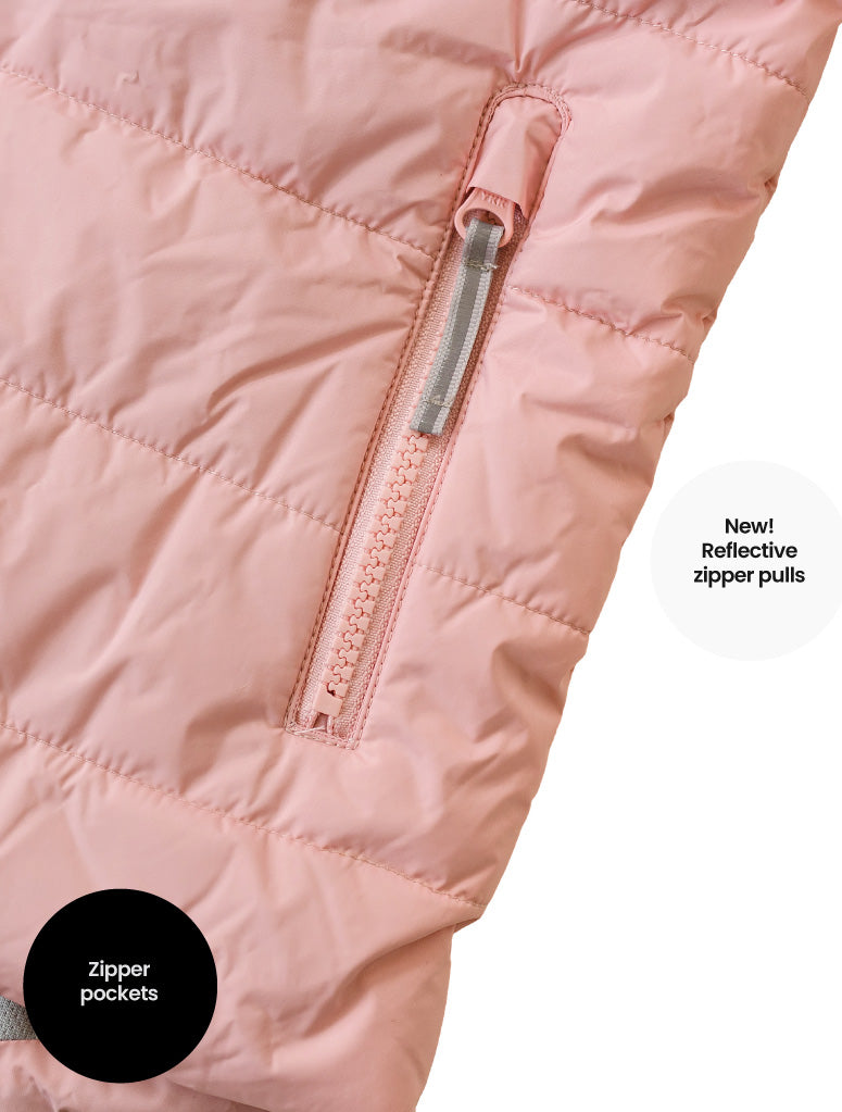 Hydracloud Puffer Jacket - Dusky Pink | Waterproof Windproof Eco