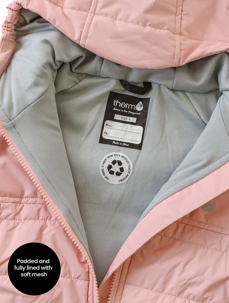 Hydracloud Puffer Jacket - Dusky Pink | Waterproof Windproof Eco