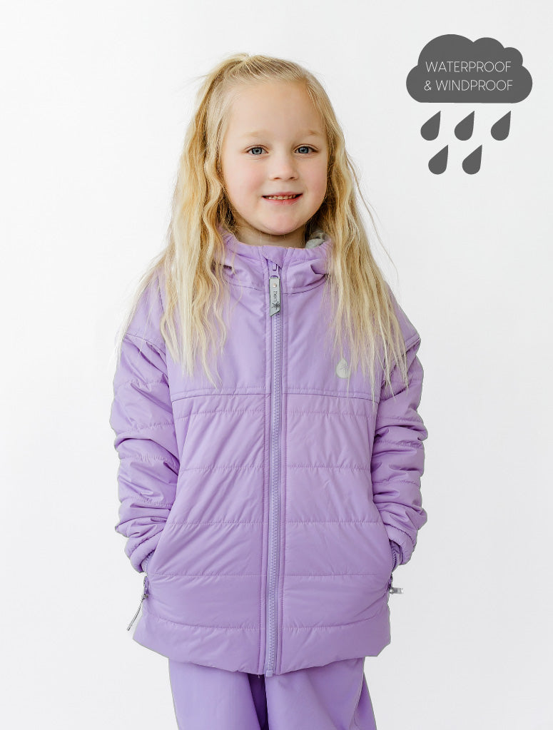 Hydracloud Puffer Jacket - Periwinkle | Waterproof Windproof Eco
