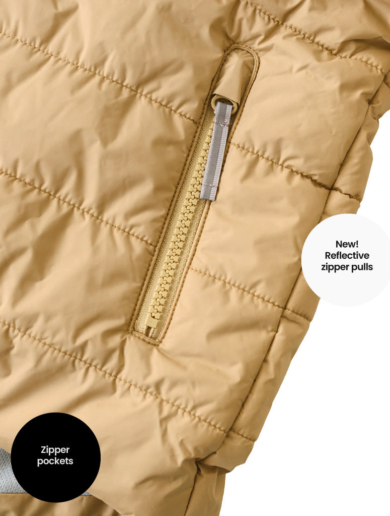 Hydracloud Puffer Jacket - Sand | Waterproof Windproof Eco