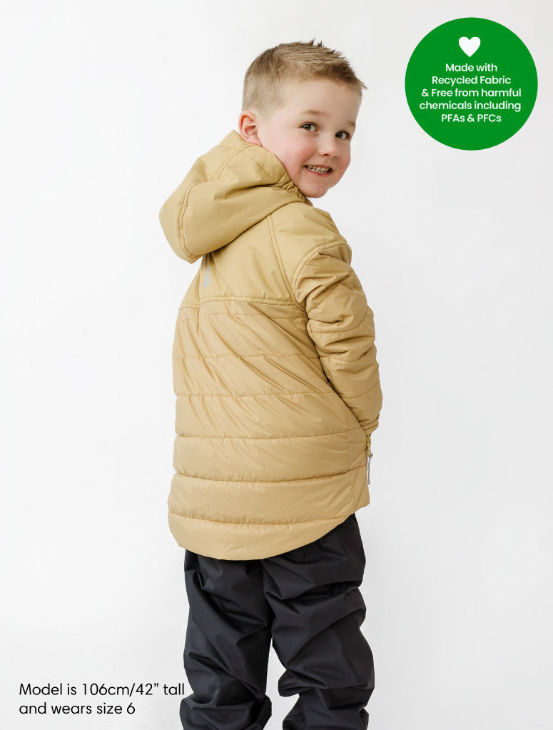 Hydracloud Puffer Jacket - Sand | Waterproof Windproof Eco