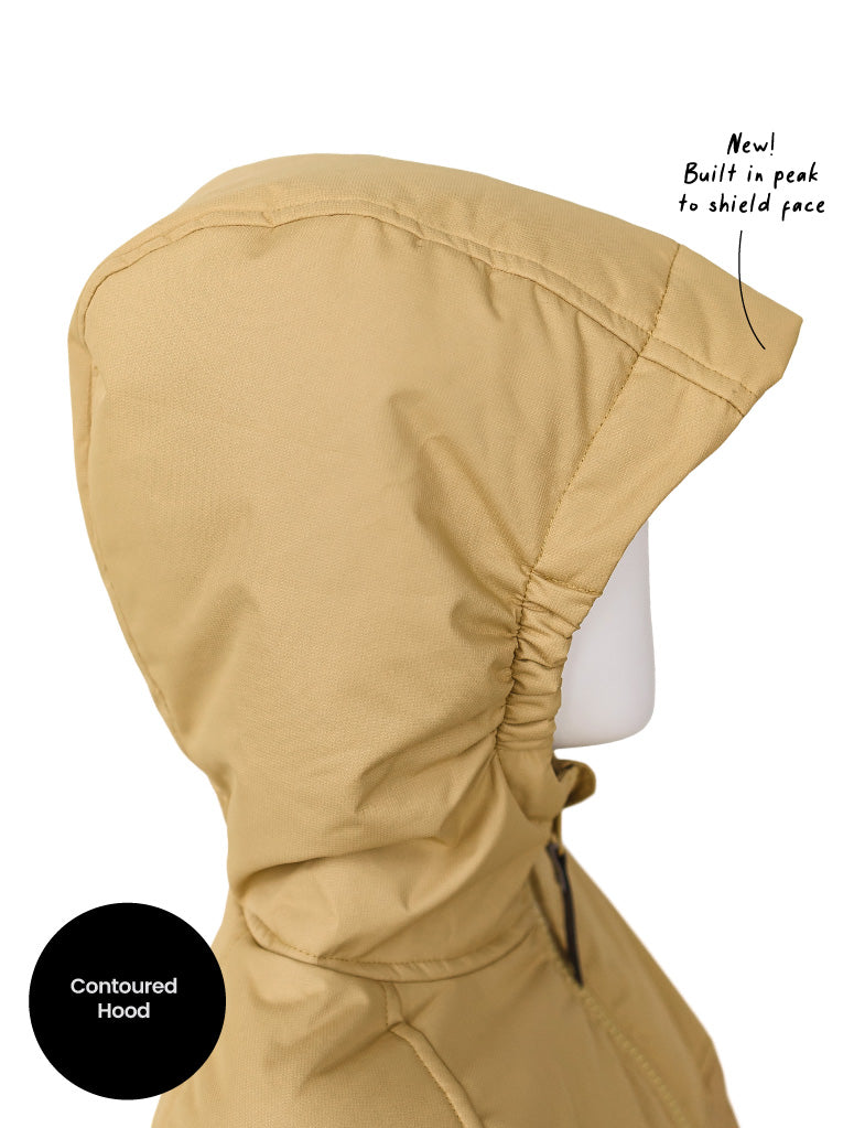 Hydracloud Puffer Jacket - Sand | Waterproof Windproof Eco