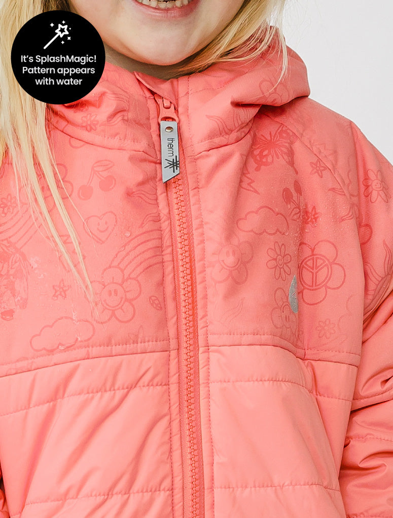 Hydracloud Puffer Jacket - Sorbet | Waterproof Windproof Eco