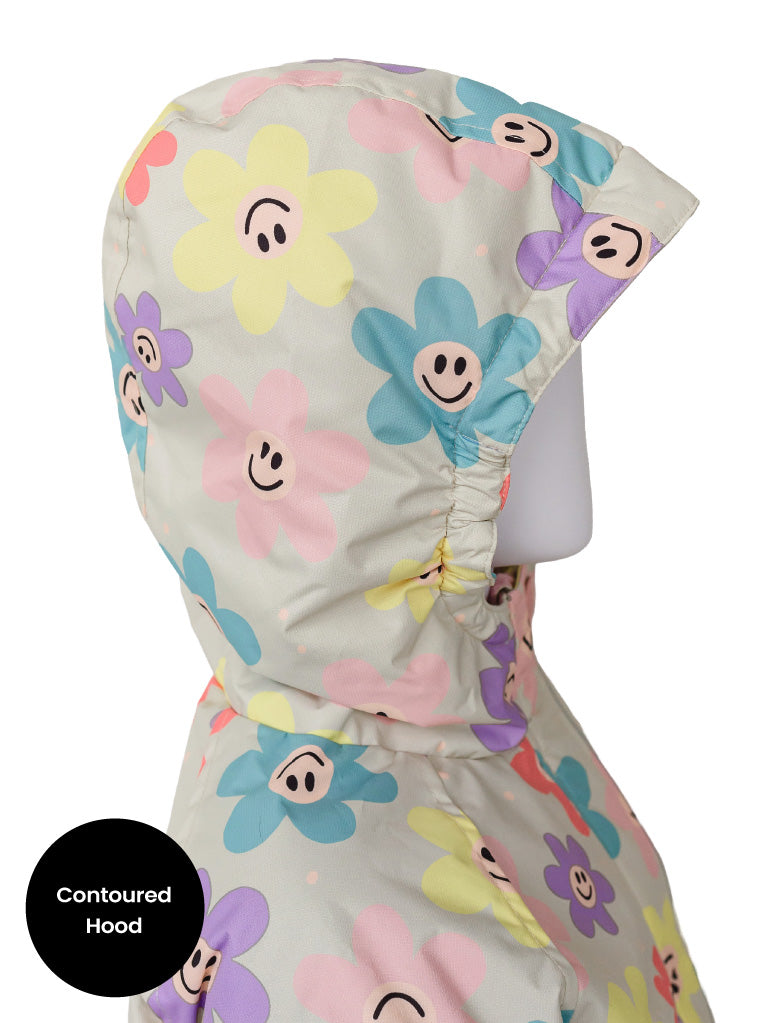 Snowrider Deep Winter Coat - Happy Daisy | Waterproof Windproof Eco