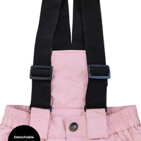 Snowrider Convertible Ski Overalls - Dusky Pink