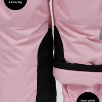 Snowrider Convertible Ski Overalls - Dusky Pink