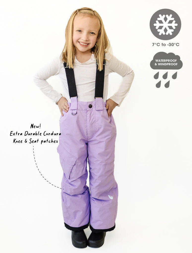 Snowrider Convertible Ski Overalls - Periwinkle