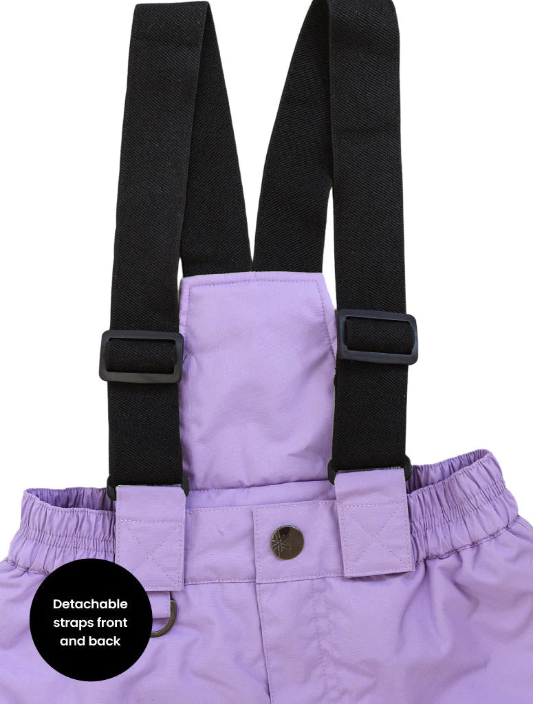 Snowrider Convertible Ski Overalls - Periwinkle