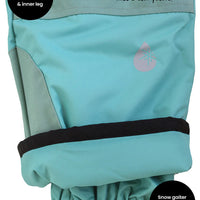 Snowrider Convertible Ski Overalls - Seafoam