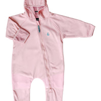 All-Weather Fleece Onesie - Dusky Pink