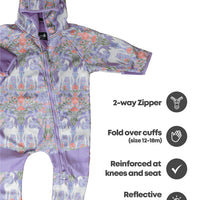 All-Weather Fleece Onesie - Mystic Garden