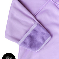 All-Weather Fleece Onesie - Periwinkle