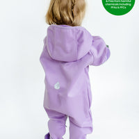 All-Weather Fleece Onesie - Periwinkle