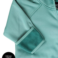 All-Weather Fleece Onesie - Seafoam