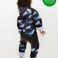 All-Weather Fleece Onesie - Shark