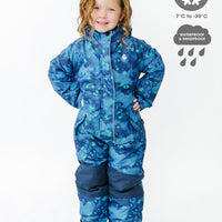 Snowrider One Piece Snowsuit - Pixel Peak | Waterproof Windproof Eco