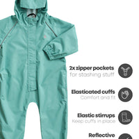 10K Rainsuit - Seafoam