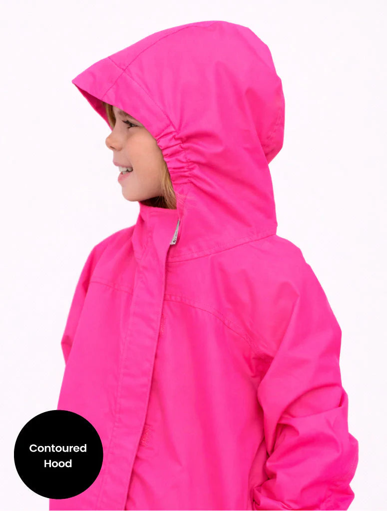 SplashMagic Rainshell - Neon Pink | Leopard Love