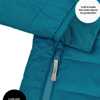 Hydracloud Puffer Jacket - Deep Teal | Dino Skate Crew