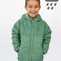 Hydracloud Puffer Jacket - Forest Moss | Happy Earth