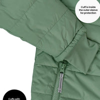 Hydracloud Puffer Jacket - Forest Moss | Happy Earth