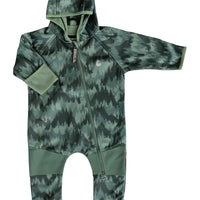 All-Weather Fleece Onesie - Forest Camo