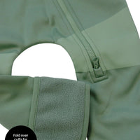 All-Weather Fleece Onesie - Forest Moss