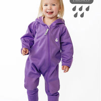 All-Weather Fleece Onesie - Violet