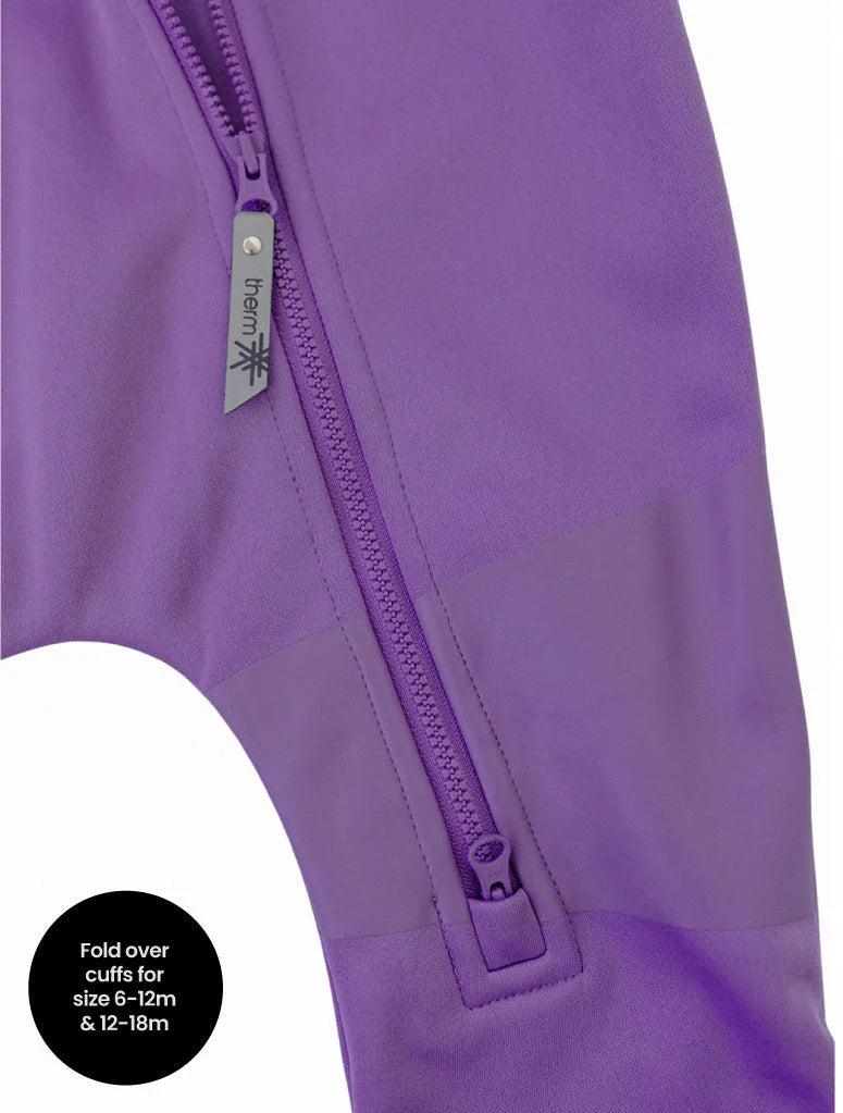 All-Weather Fleece Onesie - Violet