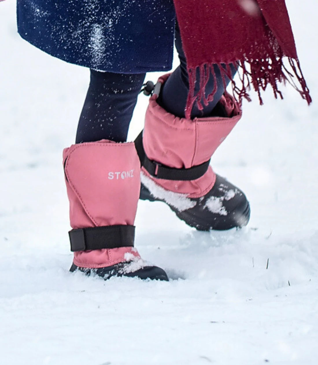 Trek Kid Ultra-Lightweight Insulated Winter Boot with Liner - Dusty Rose - *NEW SIZING*