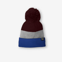 Tricolor Beanie Lined With Fleece - Royal