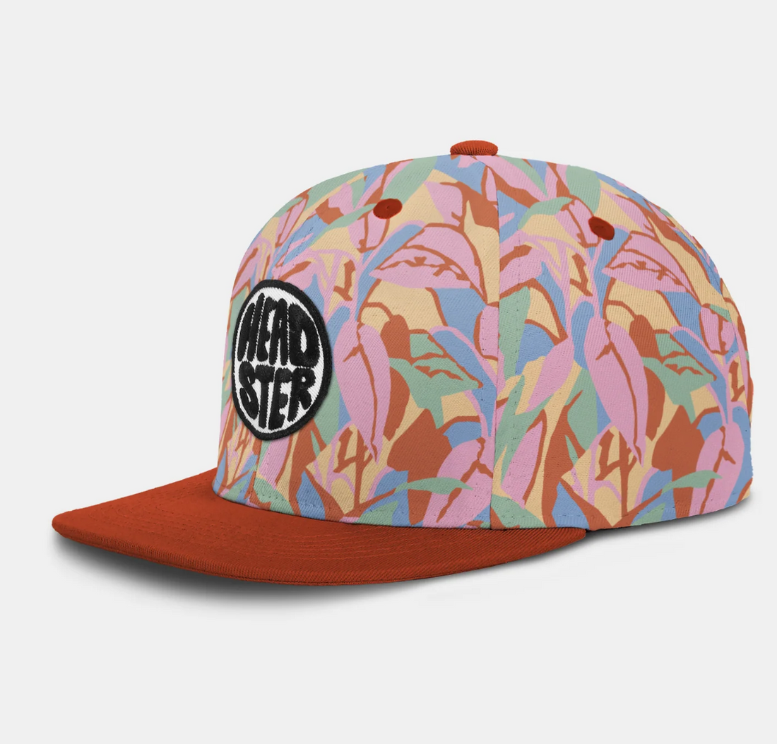 Tropic Rush Snapback - Burnt Sienna