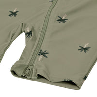 UV Protective Swim Romper - Palm Trees