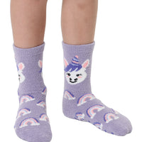 Unicorn Kids Fuzzy Socks