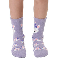 Unicorn Kids Fuzzy Socks